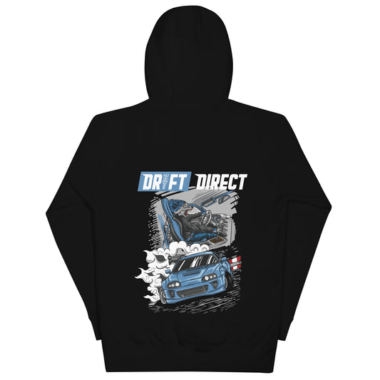 Drift Direct Blue MK4 Supra Drifting (Hoodie)